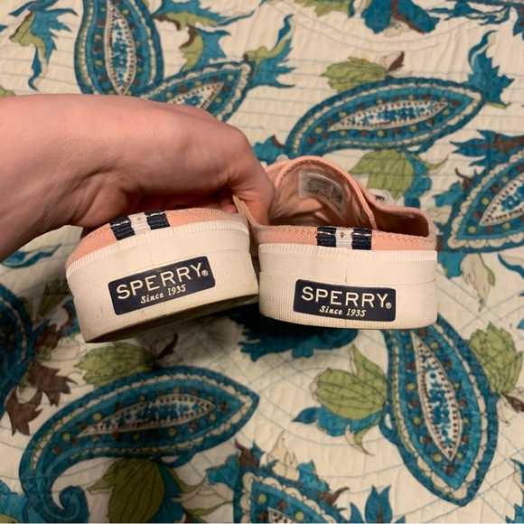 Light pink Sperry sneaker slip ons - Picture 3 of 5